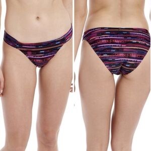 🆕 Lole Rio Fiery Coral Fresh hipster black pink bikini bottoms
